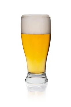 Bicchieri da birra, 2 pezzi, vetro trasparente