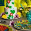 Bicchieri, 6 pezzi, multicolore, a forma di teschio