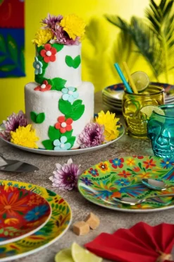 Bicchieri, 6 pezzi, multicolore, a forma di teschio