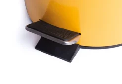 Bidoncino rifiuti a pedale, giallo, 5 litri