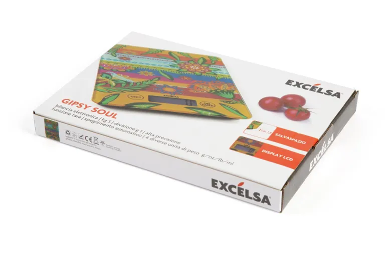 Bilancia da cucina, elettronica, gipsy soul, 5 kg