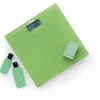 Bilancia pesapersone, elettronica, vetro, verde