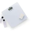 Bilancia pesapersone, elettronica, vetro, bianco