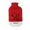 Borsa acqua calda, rivestita snoopy, 2 litri, rosso