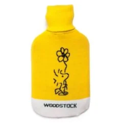 Borsa acqua calda, rivestita woodstock, 2 litri, giallo