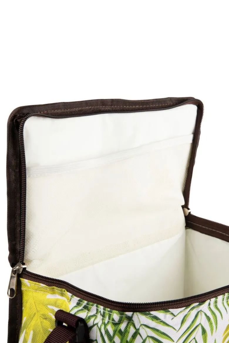 Borsa termica, foglie e felci, 7 litri