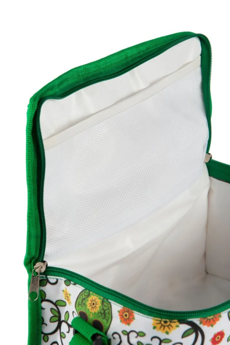 Borsa termica, multicolore, 7 litri, fantasia teschi