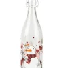 Bottiglia con chiusura ermetica, babbo natale, 1 litro