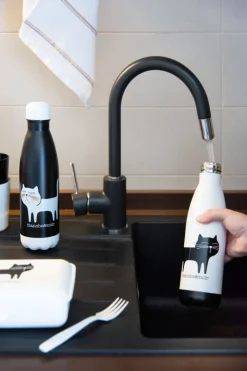 Bottiglia termica, gattino, bianco, 500 ml