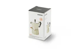 Caffettiera, mezza tazza, alluminio