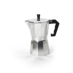 Caffettiera, 6 tazze, alluminio