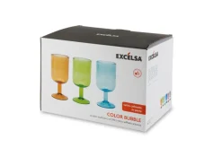 Calici, multicolore, vetro colorato in pasta, bubble