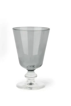 Calici, 6 pezzi, vetro, grigio
