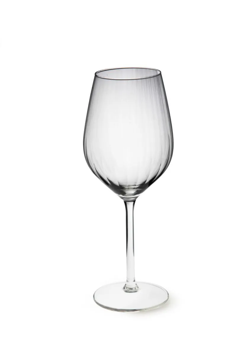 Calici vino, 6 pezzi, vetro trasparente