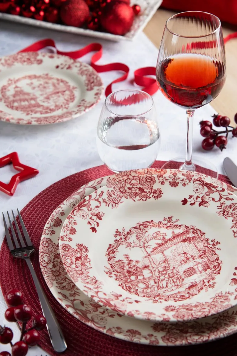 Calici vino, 6 pezzi, vetro trasparente