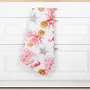 Canovaccio, 100% cotone, conchiglie e coralli, 50x70 cm