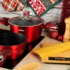 Canovaccio e guanto forno, 100% cotone, natalizio