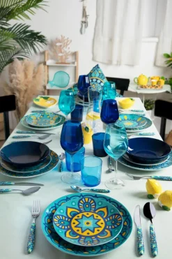 Caraffa, colorata in pasta, vetro, 1 litro