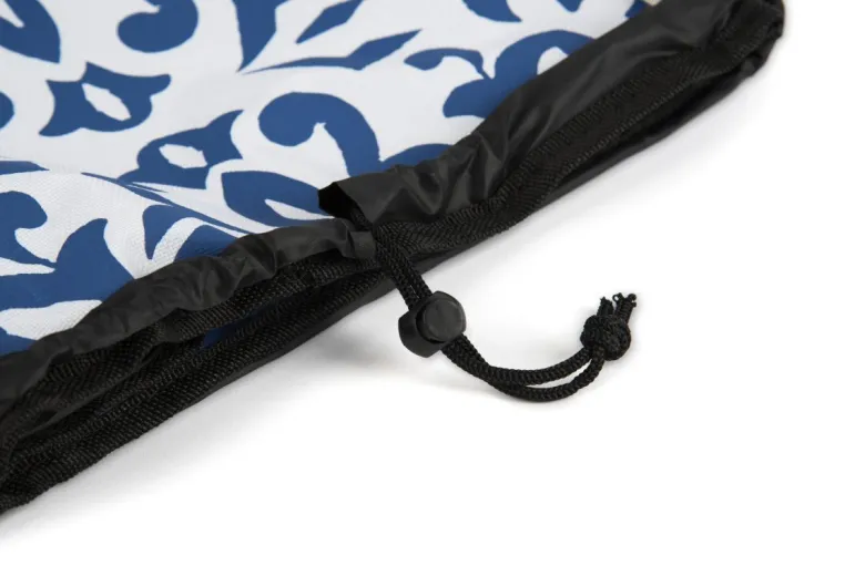 Carrello della spesa, stile maioliche blu, 38 litri
