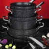 Casseruola antiaderente, alluminio forgiato, 24 cm