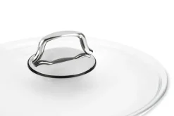 Casseruola antiaderente, alluminio forgiato, 24 cm