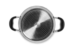 Casseruola antiaderente, 20 cm, effetto pietra, food network
