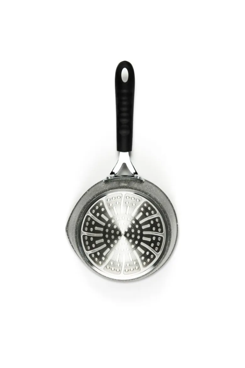 Casseruola, antiaderente, effetto pietra, 16 cm