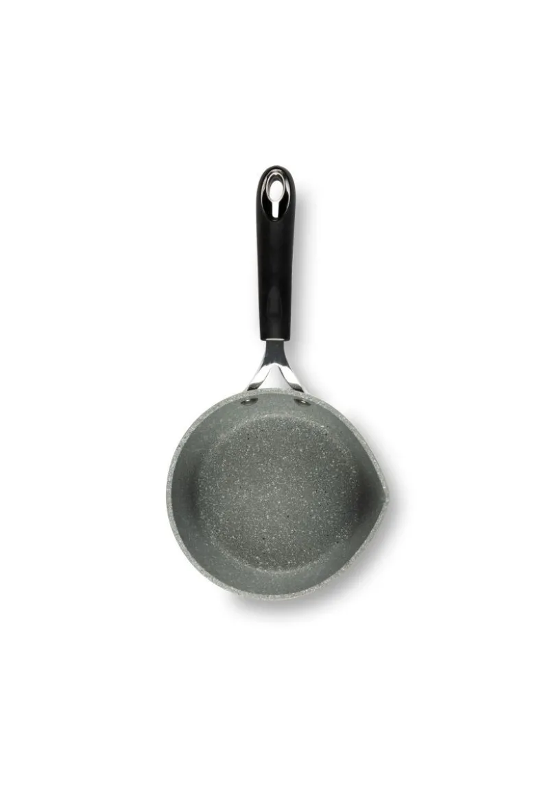 Casseruola, antiaderente, effetto pietra, 16 cm
