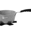 Casseruola antiaderente, 1 manico, 18 cm, effetto pietra, fo