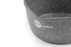 Casseruola antiaderente, 1 manico, 18 cm, effetto pietra, fo