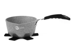 Casseruola antiaderente, 1 manico, 18 cm, effetto pietra, fo