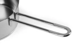 Casseruola, con becco, acciaio inox 18/10, 16 cm