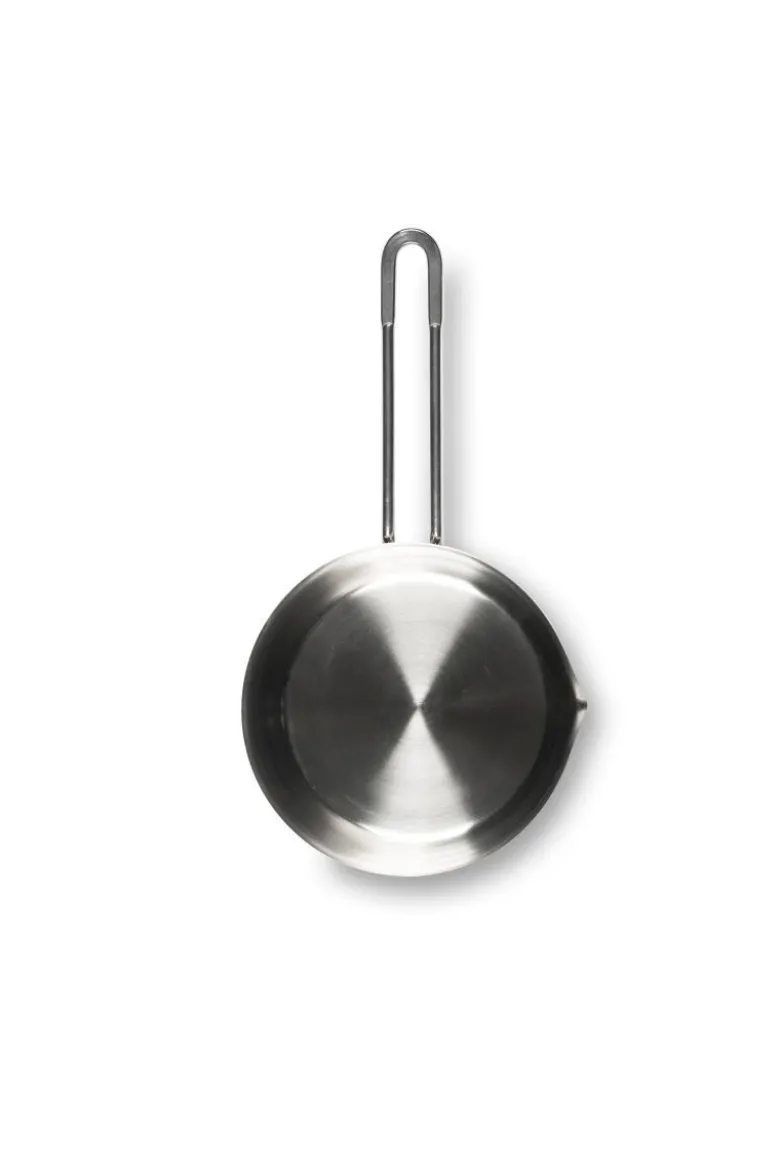 Casseruola, con becco, acciaio inox 18/10, 16 cm