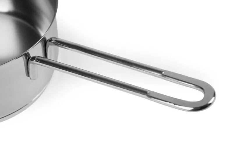 Casseruola, con becco, acciaio inox 18/10, 14 cm