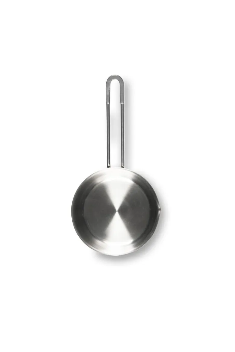 Casseruola, con becco, acciaio inox 18/10, 14 cm