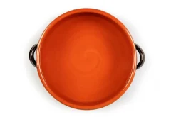 Casseruola, in terracotta, 2 manici, 30 cm