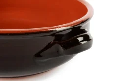 Casseruola, in terracotta, 2 manici, 30 cm