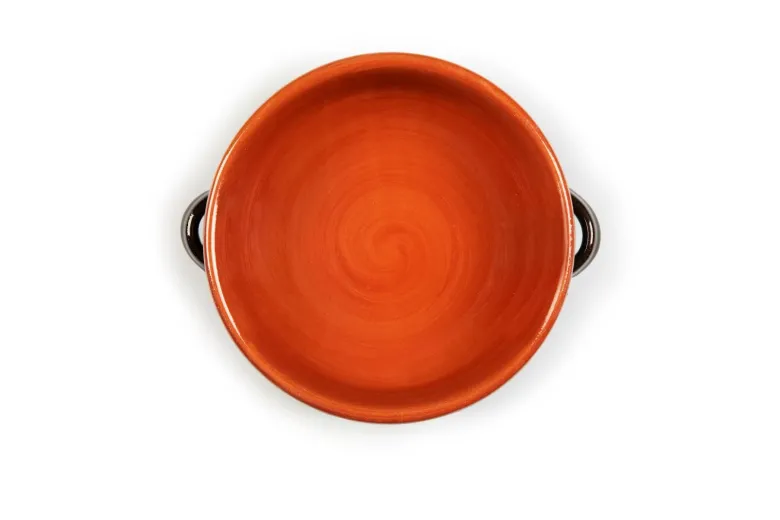 Casseruola, in terracotta, 2 manici, 26 cm