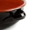 Casseruola, in terracotta, 2 manici, 24 cm