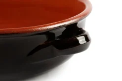 Casseruola, in terracotta, 2 manici, 24 cm