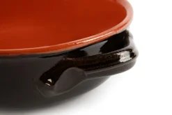Casseruola, in terracotta, 2 manici, 18 cm