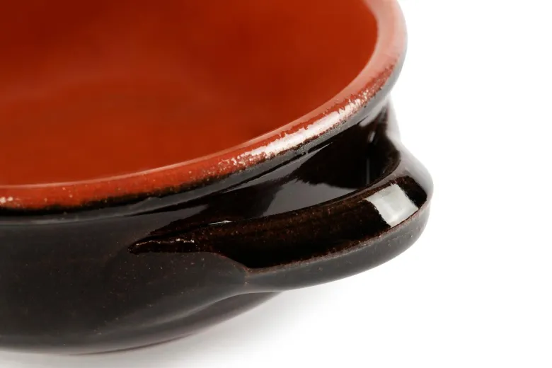 Casseruola, in terracotta, 2 manici, 12 cm