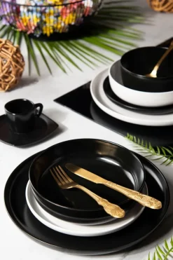 Cestino decorativo per alimenti, metallo, nero, 32 cm