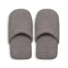 Ciabatte in spugna, 100% cotone, misura s/m, grigio