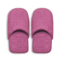Ciabatte in spugna, 100% cotone, misura s/m, lilla