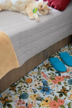 Ciabatte in spugna, 100% cotone, misura s/m, azzurro