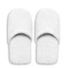 Ciabatte in spugna, 100% cotone, misura l/xl, bianco