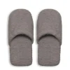 Ciabatte in spugna, 100% cotone, misura l/xl, grigio