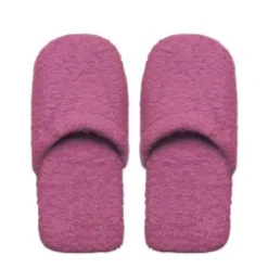 Ciabatte in spugna, 100% cotone, misura l/xl, lilla