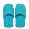 Ciabatte in spugna, 100% cotone, misura l/xl, azzurro